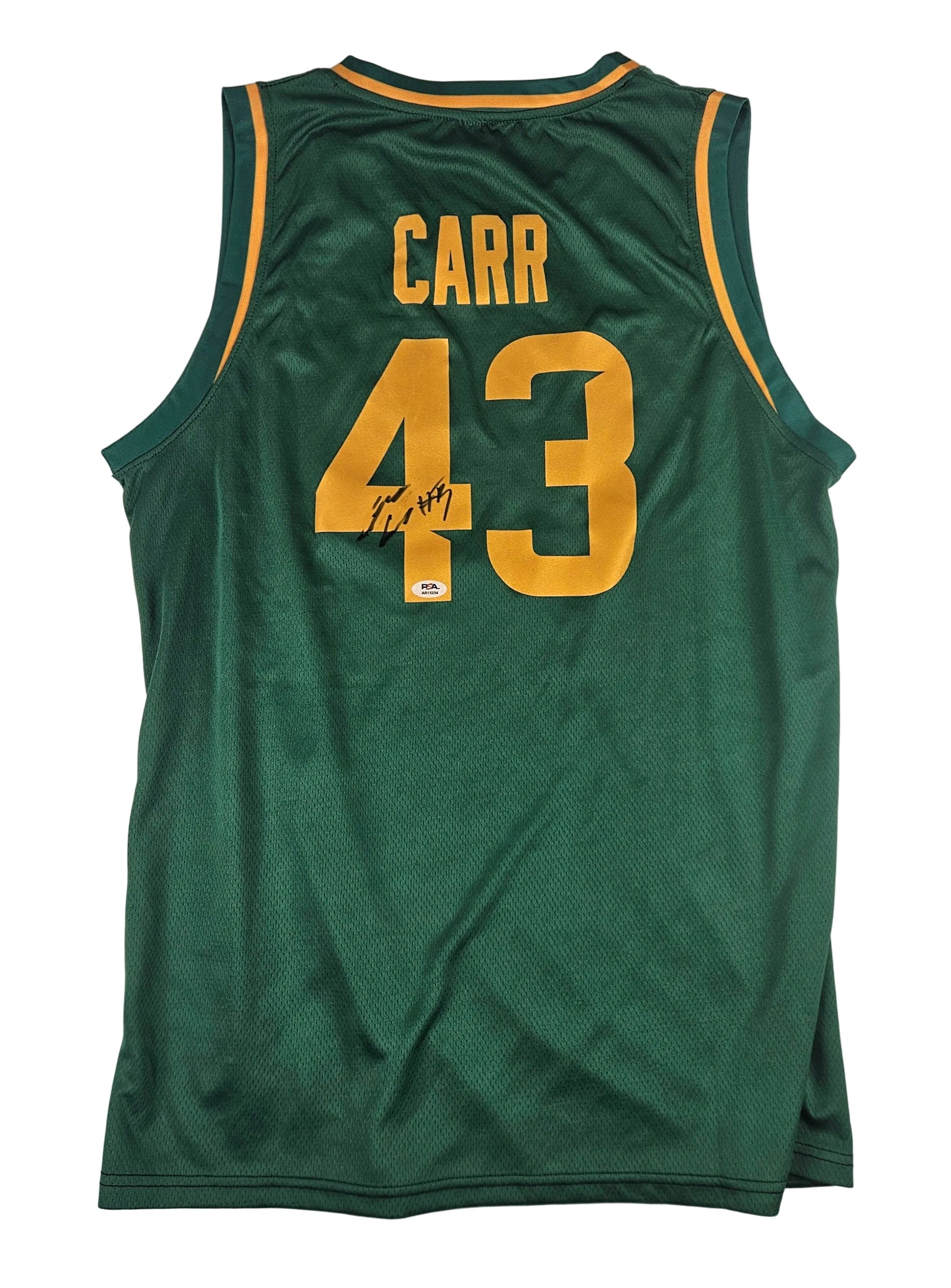 Cameron Carr Signed Autographed Baylor Bears Jersey PSA Certified