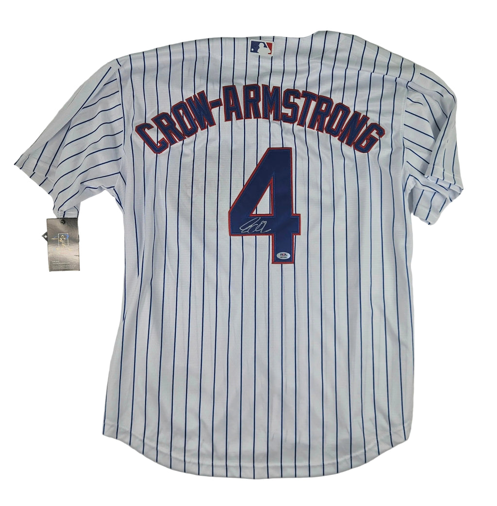 Pete Crow-Armstrong Signed Autographed Chicago Cubs Jersey PSA Certified