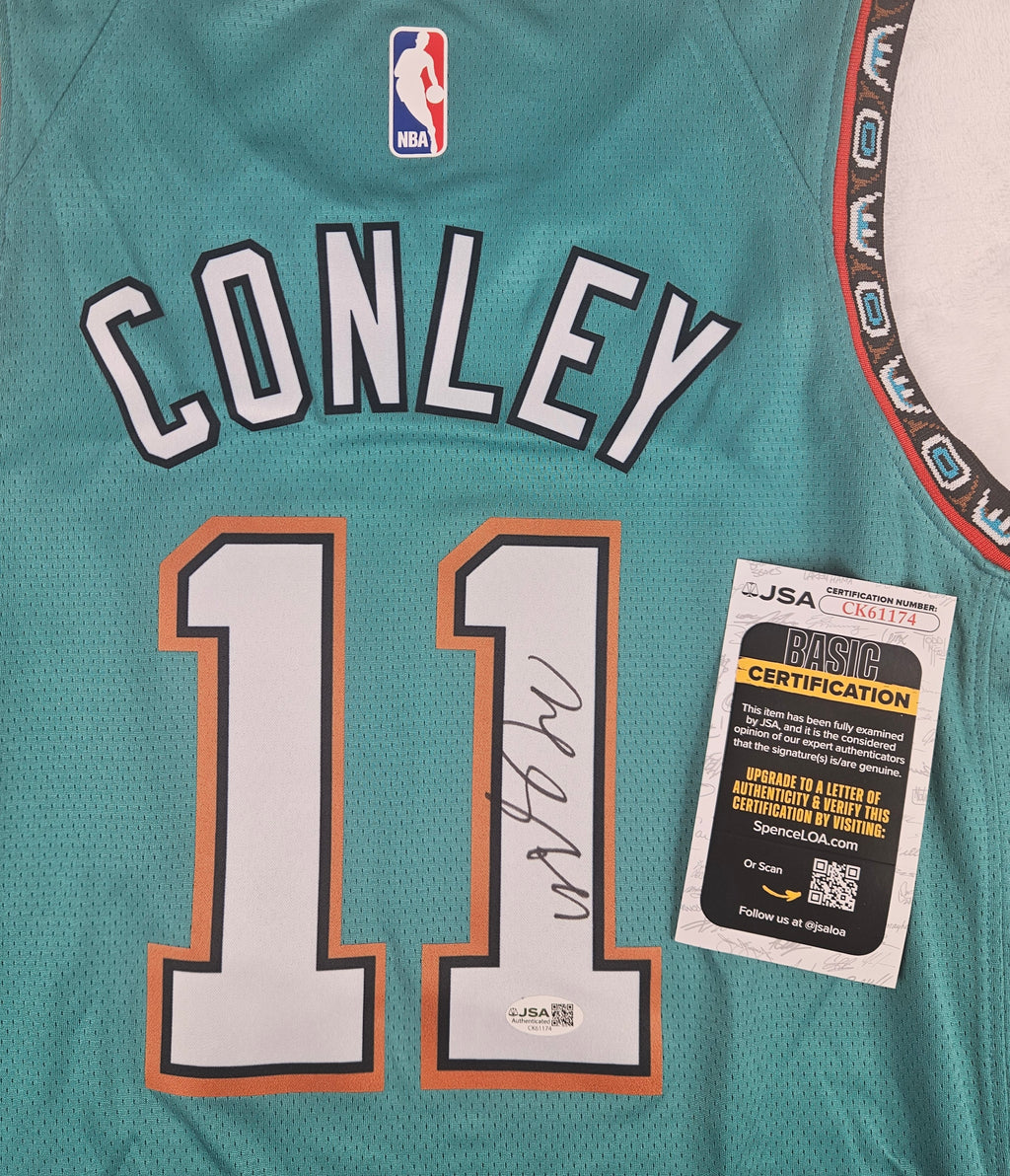 Mike Conley Signed Autographed Vancouver Grizzlies Jersey JSA COA