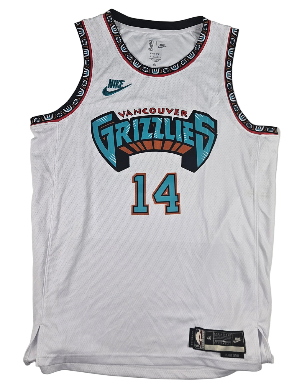 Zach Edey Signed Autographed Memphis Grizzlies Jersey PSA Certified