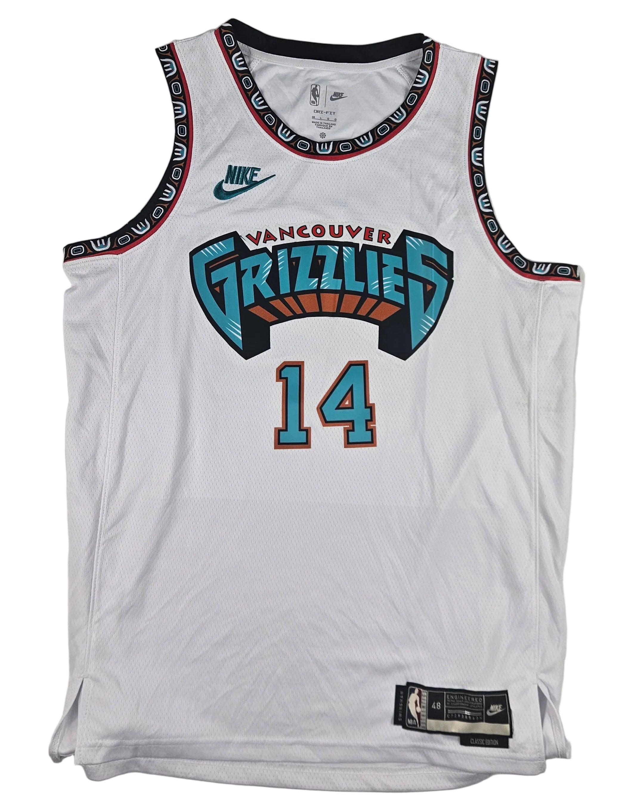 Zach Edey Signed Autographed Memphis Grizzlies Jersey PSA Certified