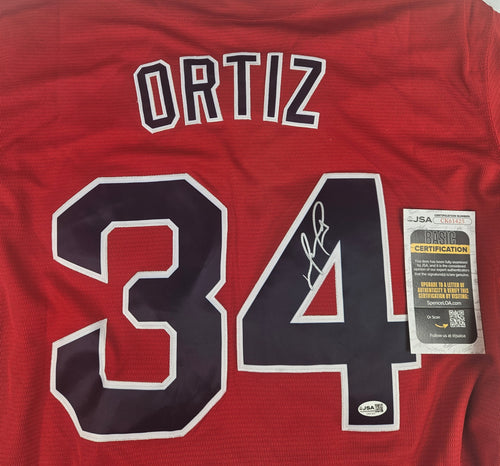 David Ortiz Signed Autographed Boston Red Sox Jersey JSA COA