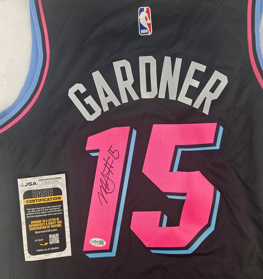 Myron Gardner Signed Autographed Miami Heat Jersey JSA COA