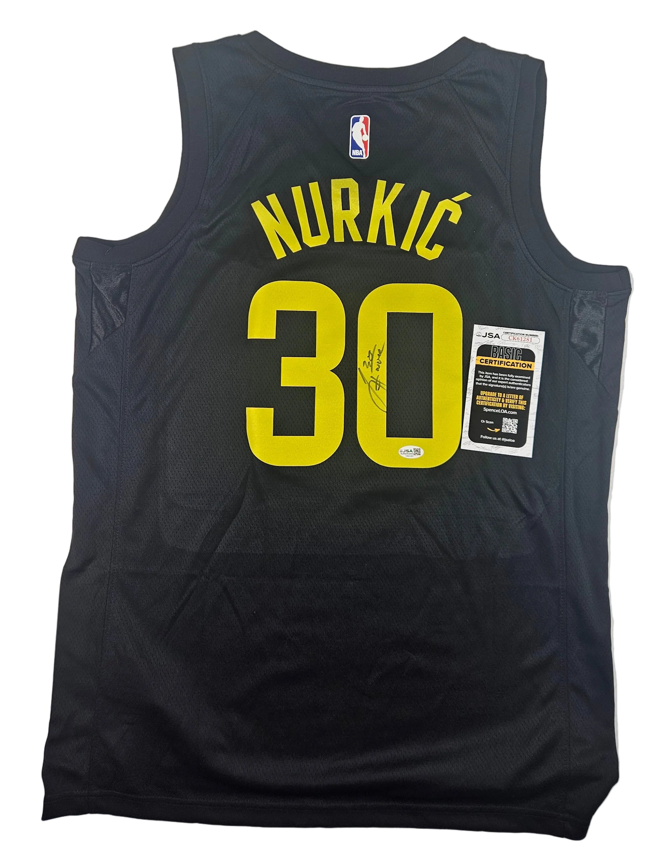 Jusuf Nurkic Signed Autographed Utah Jazz Jersey JSA COA