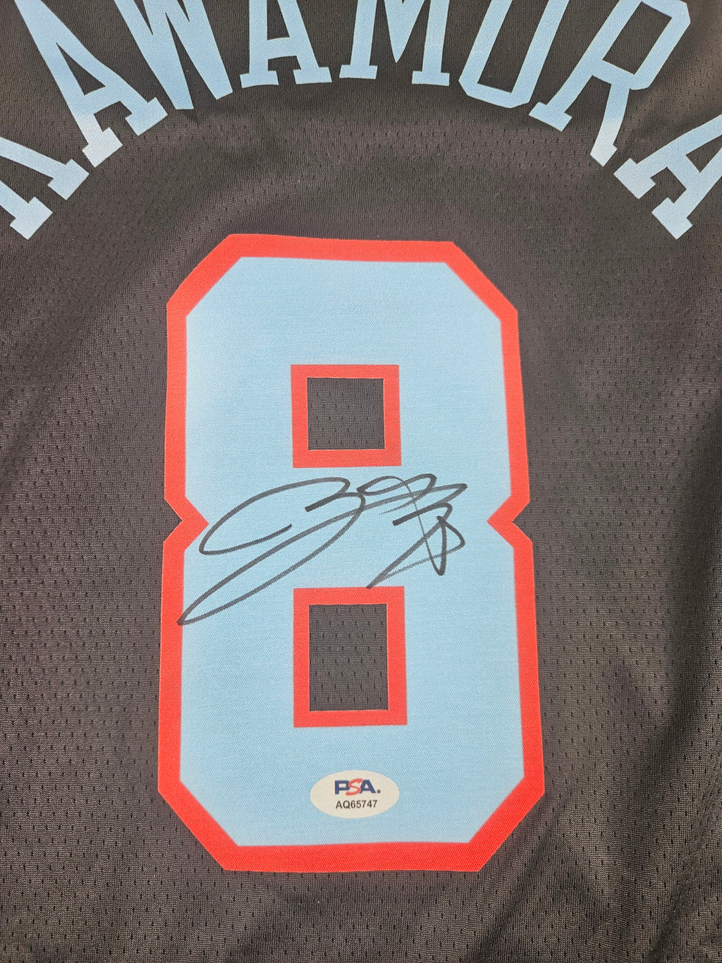 Yuki Kawamura Chicago Bulls Autographed Signed Jersey PSA Certified
