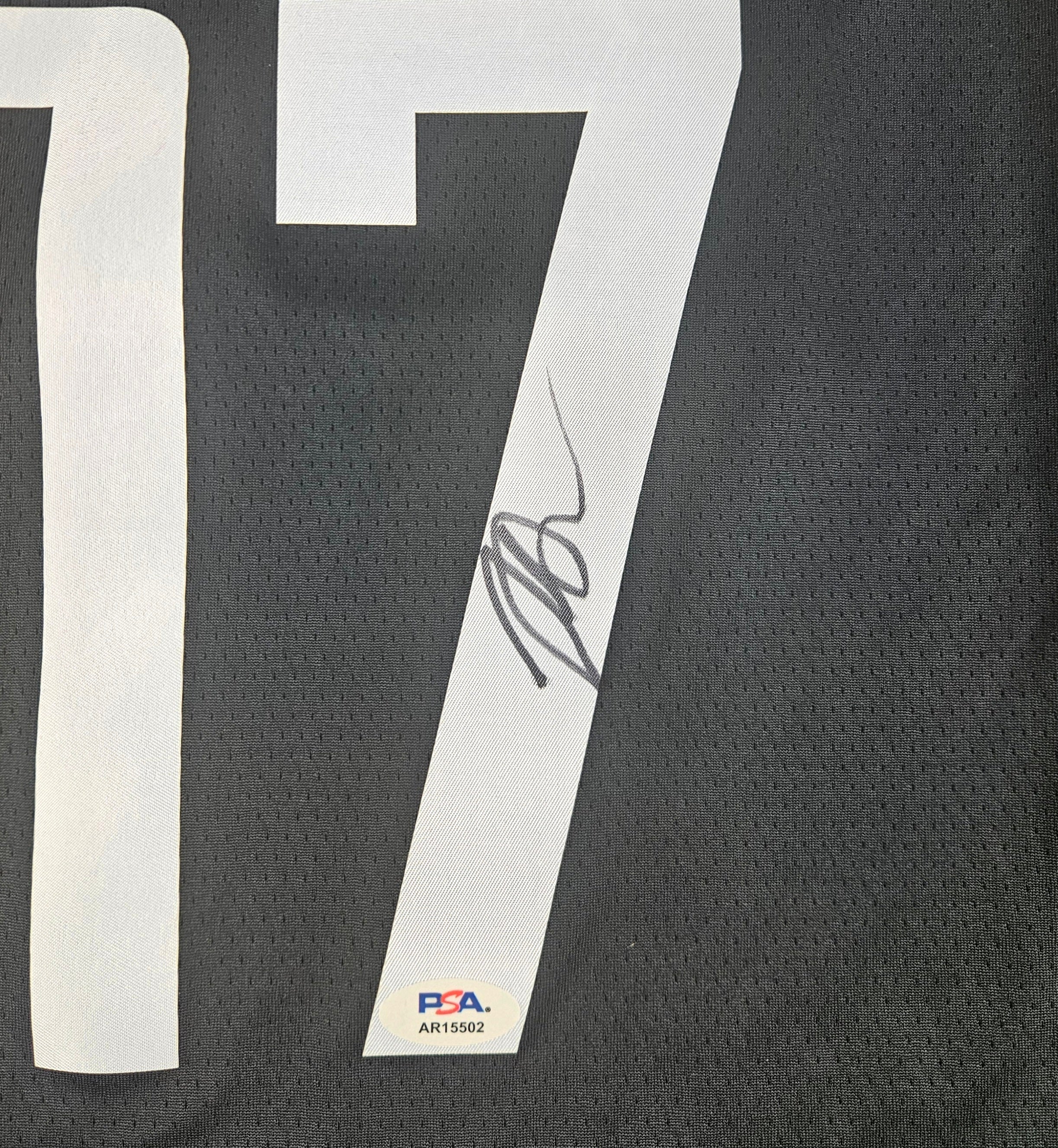 Tari Eason Signed Autographed Houston Rockets Jersey PSA Certified