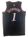 Andre Drummond Signed Autographed Philadelphia 76ers Jersey PSA Certified